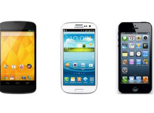 Nexus 4, Galaxy S3 ve iPhone 5 karşısında